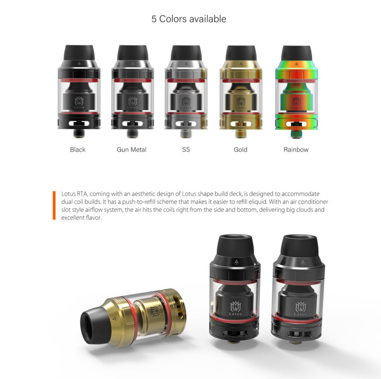 Hugsvape Lotus RTA with Air Conditioner Slot Style Airflow ...