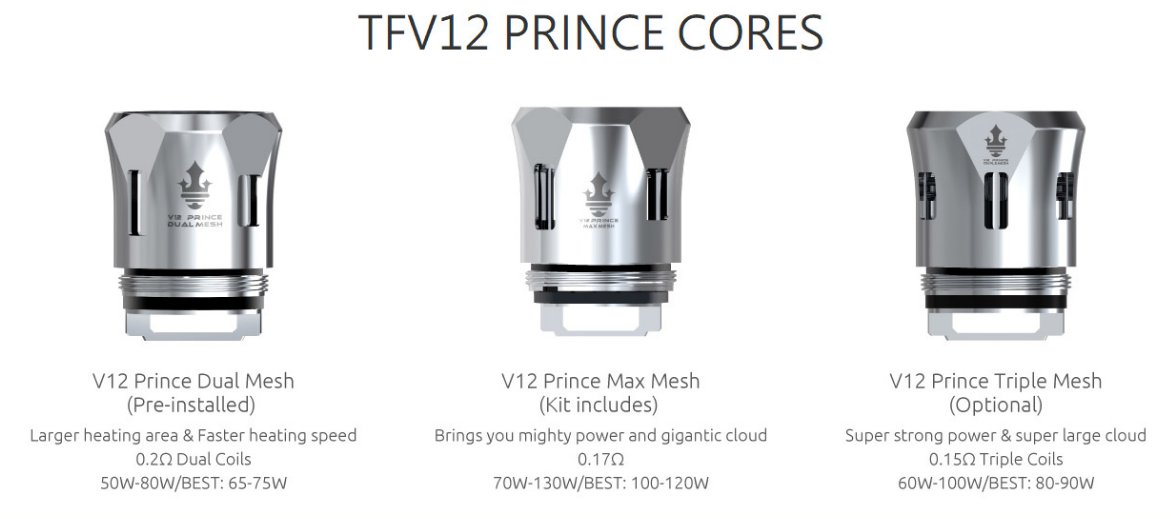 V12 Prince Max Mesh. Smok tfv12 Prince Triple Mesh. Prince Triple 200 3 Pack.